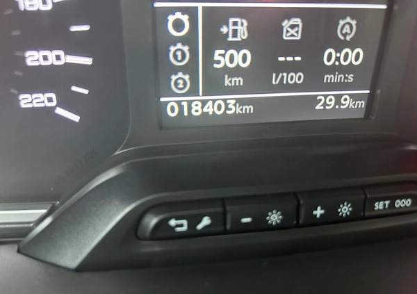 Peugeot Rifter cena 115000 przebieg: 18403, rok produkcji 2022 z Jedlicze małe 67